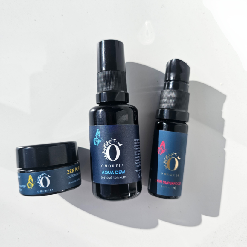 Cestovní sada Skin Superfood + Zen Purity + Aqua Dew